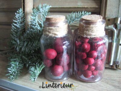 Jar of berries