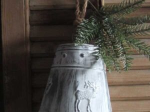 White Christmas bell