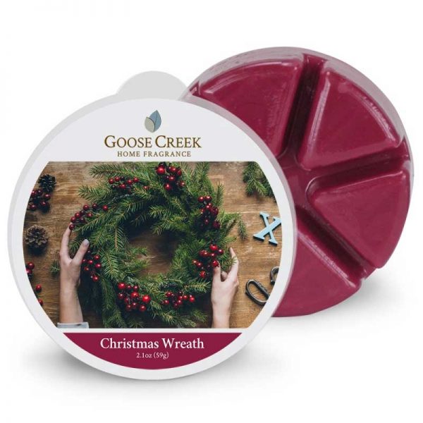 Goose creek christmas wreath wax melts