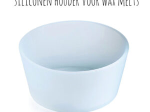 Silicone holder for wax melts