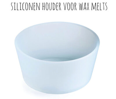 Silicone holder for wax melts