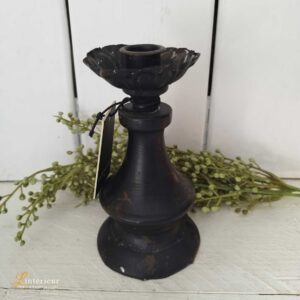 Kandelaar antique zwart
