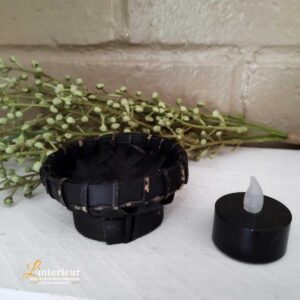 Bamboe schaaltje zwart