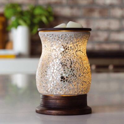 Candle Warmers electric fragrance burner Illumination silver