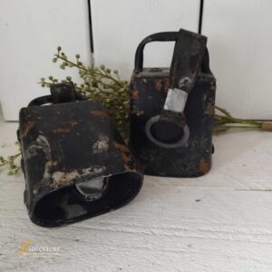 Oude metalen bel rechthoekig