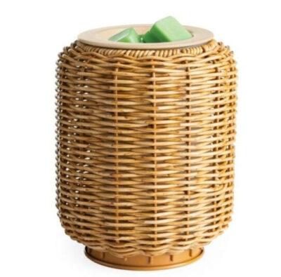 Candle warmers Edison scent burner wicker 2