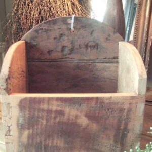 Houten wand console boog