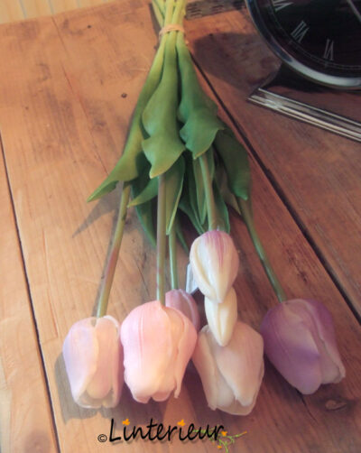 Bosje tulpen mix lila 47 cm