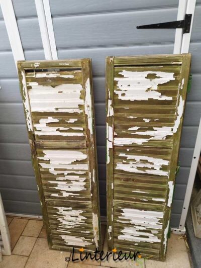 Set houten luiken 2 a