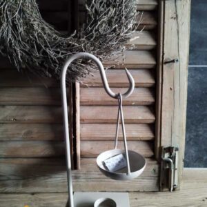 Geurbrander metaal hanger beige