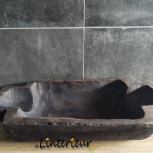 Houten bak met handvaten