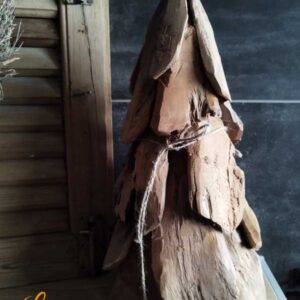 Vol houten kerstboompje