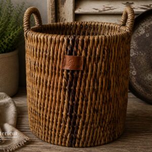 Banana-rattan-ronde-mand