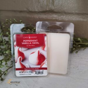 Candle warmers wax melts peppermint vanilla swirl