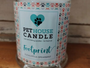 Soja geur neutraliserende kaars PetHouse Footprint