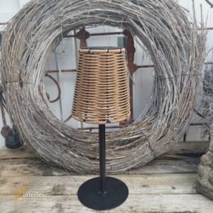 Solar Tafellamp Rotan Look LED