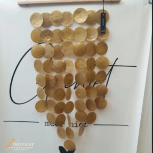Capiz Schelpen Wandhanger Goud
