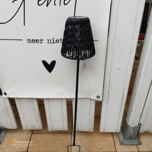 Solar Tuinlamp Zwart op Prikker