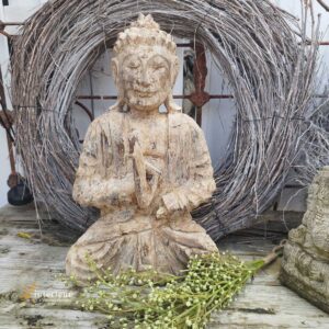 Houten Boeddha Beeld