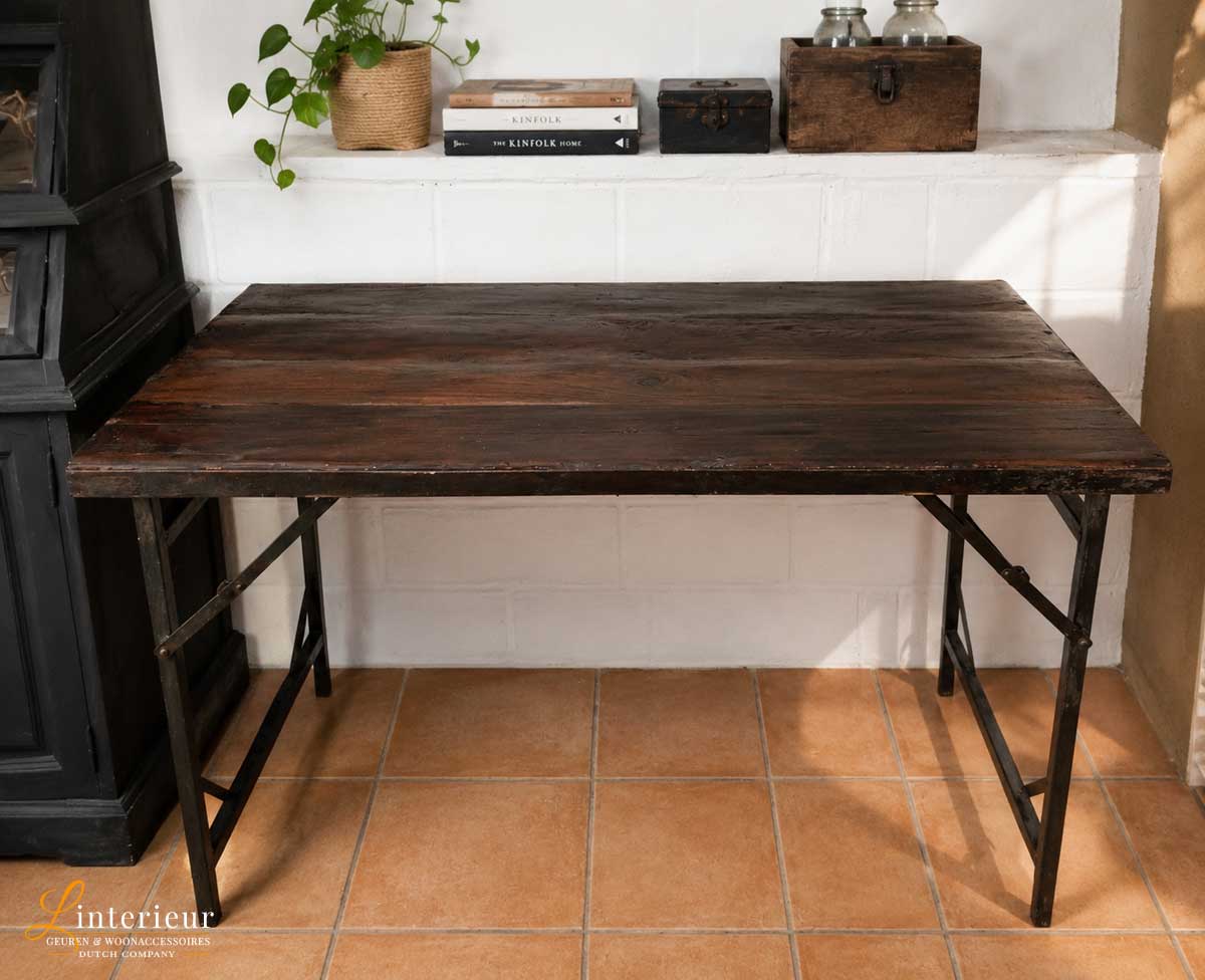 Landelijke Houten markttafel
