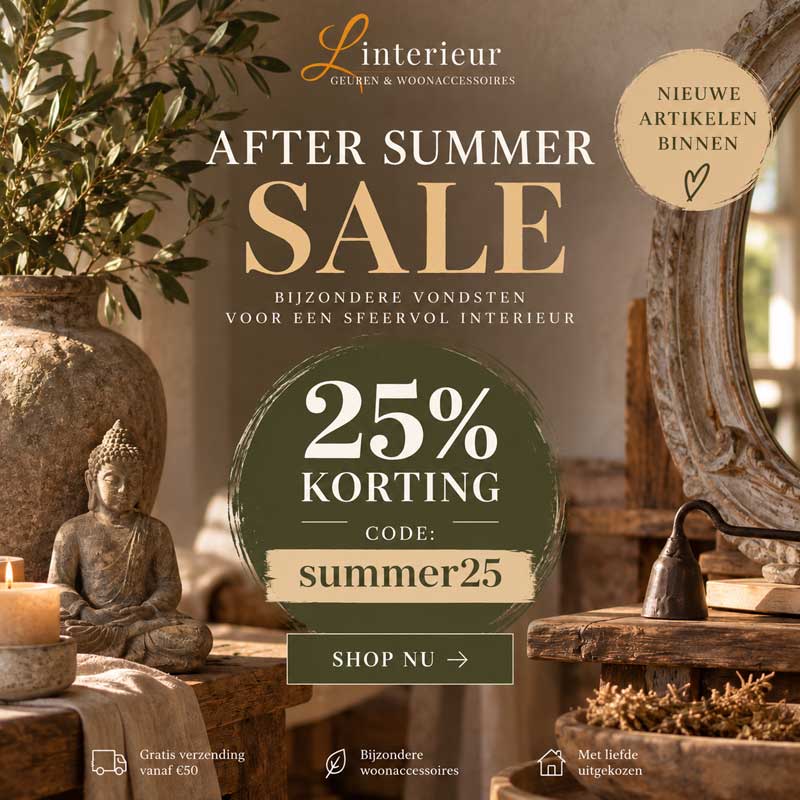 After Summer Sale - 25% korting met code SUMMER25
